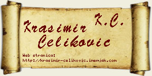 Krasimir Čeliković vizit kartica